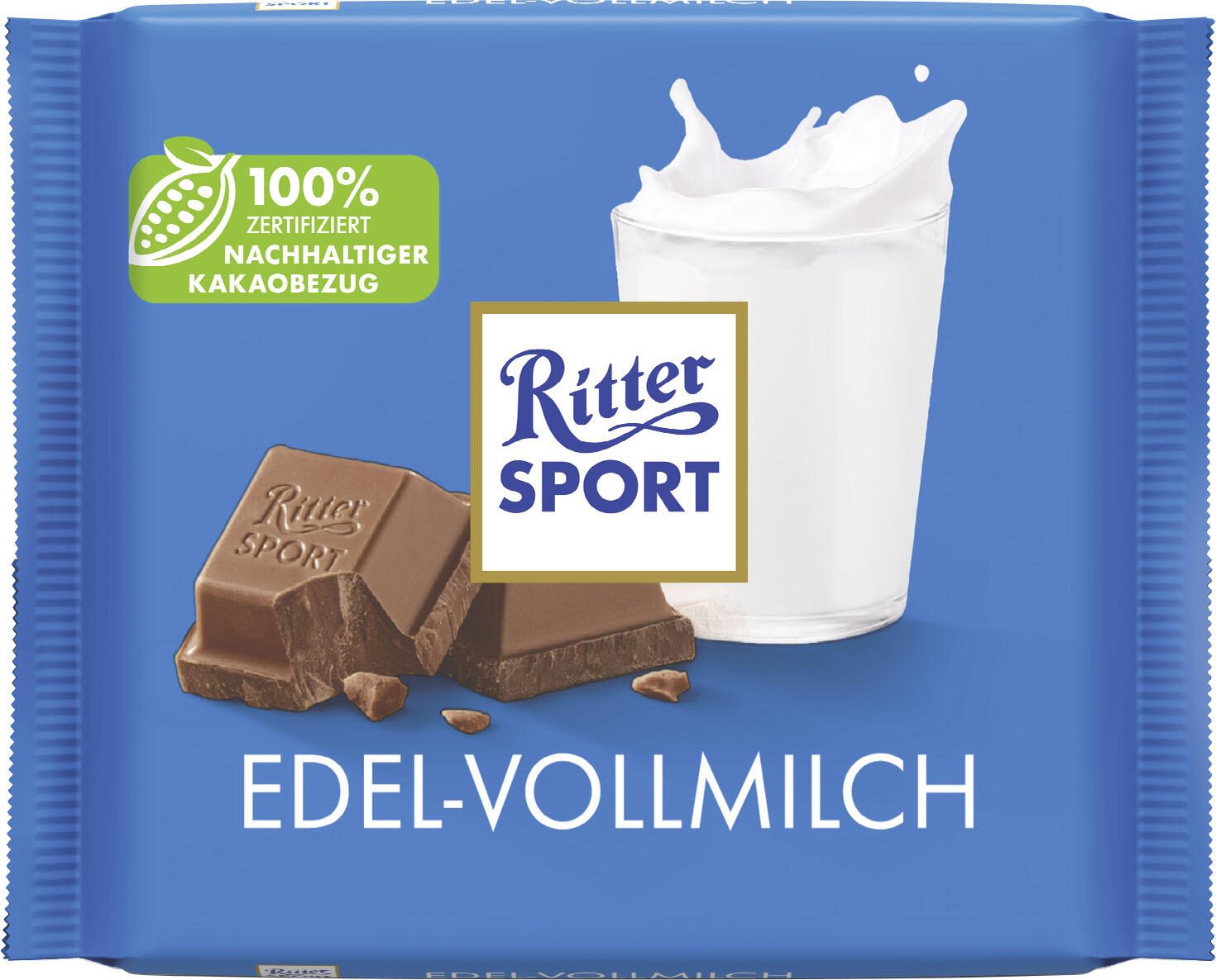 Ritter SPORT Edel-Vollmilch Schokolade 100,0 g 4013