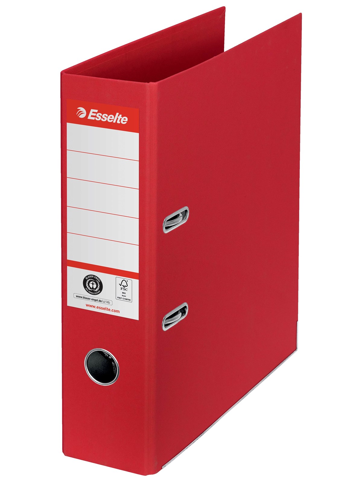 Esselte No. 1 Ordner, 100% Recycling-Karton, Rot