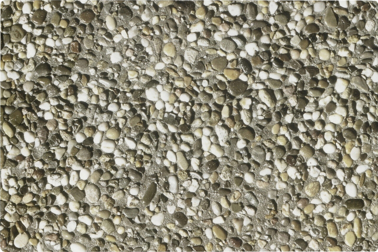 Kann Terrassenplatte Waschbeton 60 x 40 x 4 cm kieselbunt