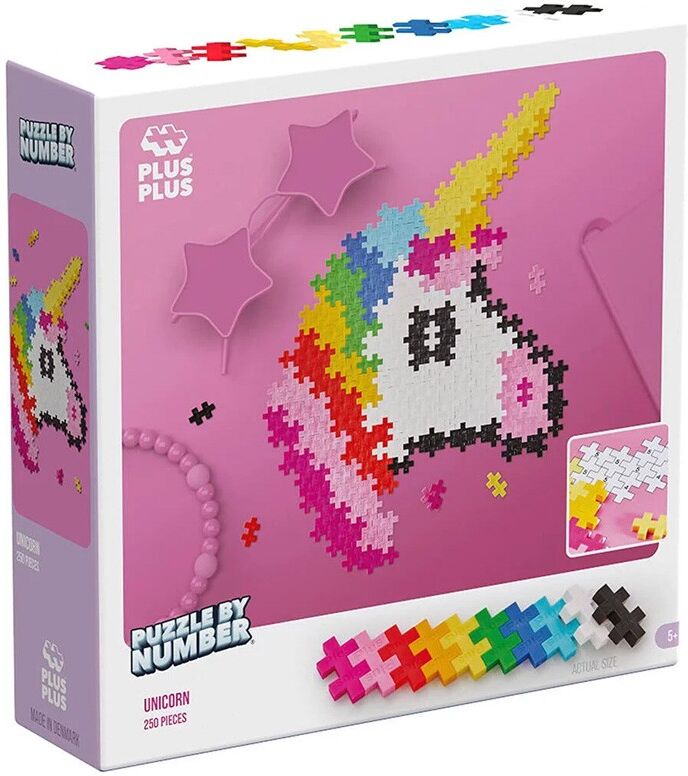Puzzle Licorne 250 Pcs - Plus Plus