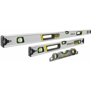 Stanley Wasserwaage FMHT43681-1, Fatmax Xtreme, Set, 1 Xtreme 60cm, 1 Xtreme 120cm, 1 Torpedo, 3 Libellen