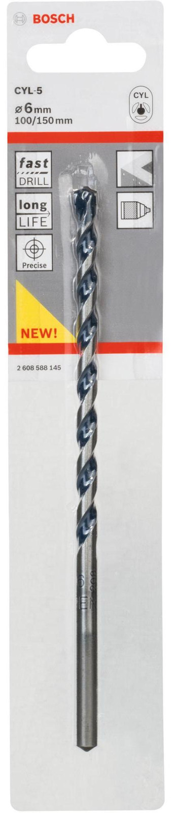 Bosch CYL-5 Betonbohrer Ø 6,0 mm