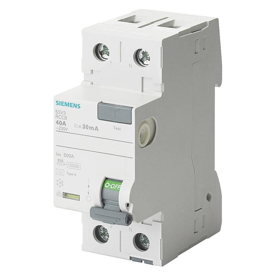 Siemens FISchutzschalter Typ A A 30 mA Un AC (5SV33116KK12)