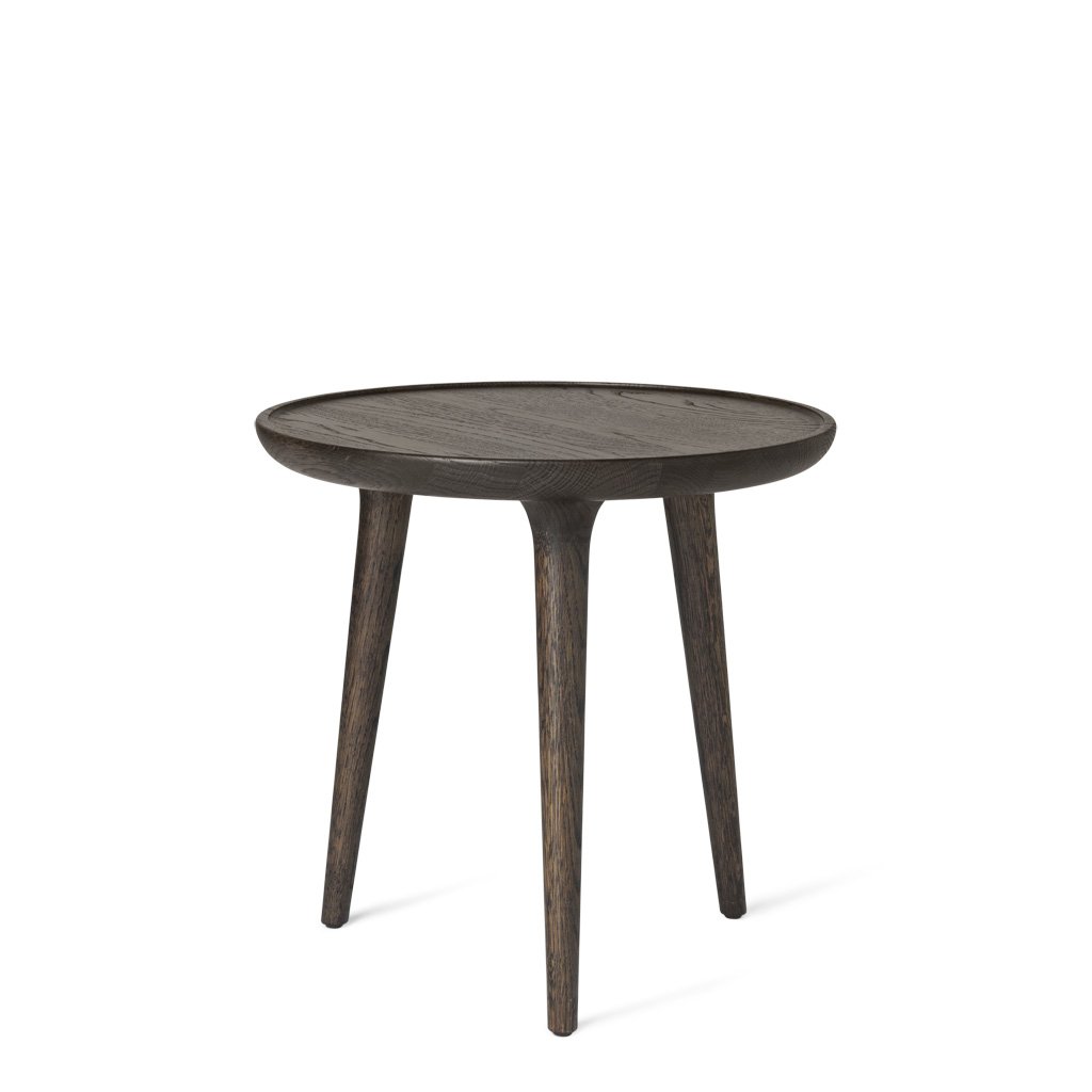 Mater Accent Side Table Beistelltisch (Eiche grau gebeizt, Ø 45cm, H 42cm) Eiche grau gebeizt, Ø 45cm, H 42cm 01401