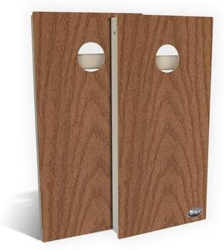Skip's Garage Trex Saddle All-Weather Cornhole Set