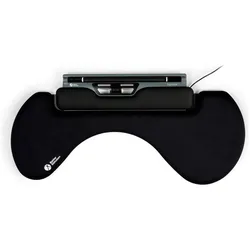 Bakker Elkhuizen BakkerElkhuizen Maus ErgoSlider Plus Central Mouse retail (Kabelgebunden), Maus, Grau, Gelb, Schwarz