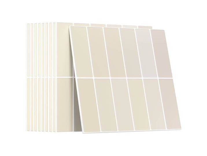 Credence Adhesive pour Cuisine: Plus épais Crédence Salle de Bain - 30.5x30.5 cm Metro Carrelage Adhesif - 10 Rect. RECT. CREDENCE