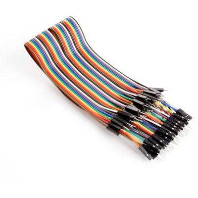 Whadda WPA413 Jumper-Kabel [40x Drahtbrücken-Stecker - 40x Drahtbrücken-Stecker] 0.30m