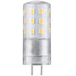 Paulmann LED Stiftsockellampe STS, 12V,  GY6.35, 4W 2700K 400lm, klar, prismatisch, dimmbar PAUL-28833