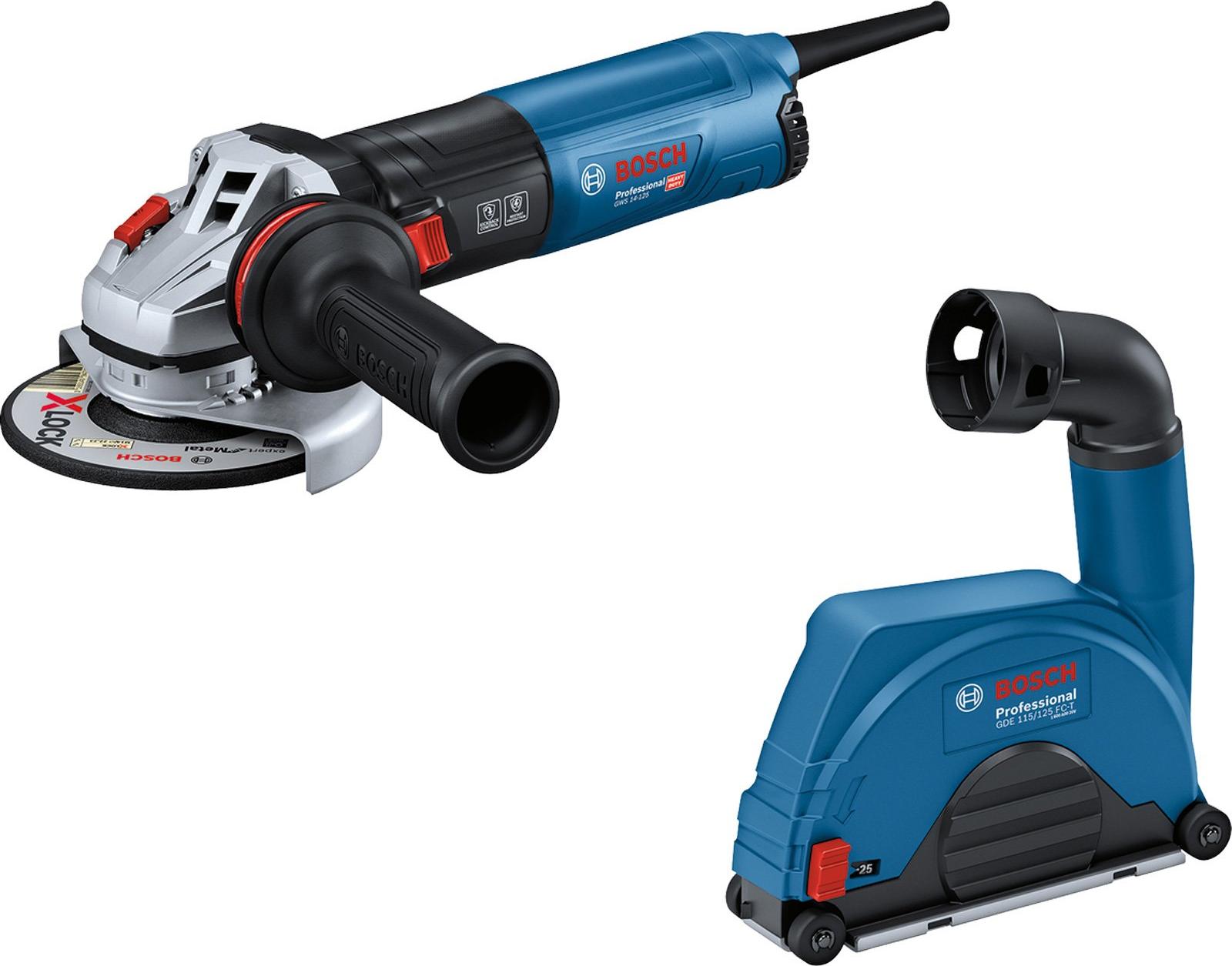 Combi-Set GWS 14-125 + GDE 115/125 FC-T
