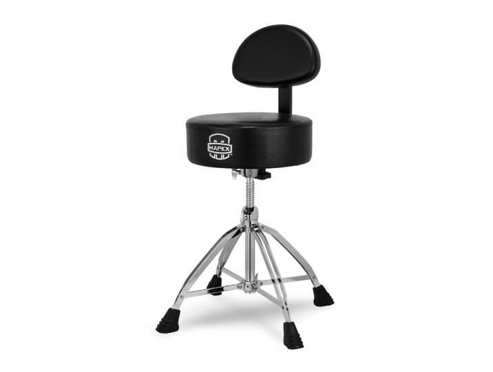 Mapex Schlagzeughocker Mapex T870 Hocker mit Lehne, doppelstrebig