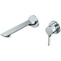 Steinberg Serie 290 Waschtisch-Wand-Einhebelmischer, Fertigmontageset, Ausladung 207mm, 29018143, Farbe: Chrom