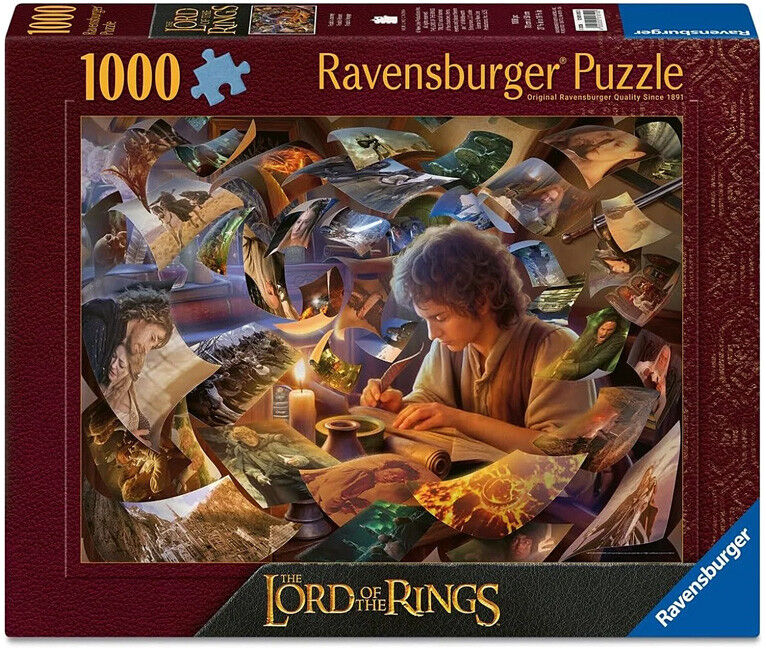 Puzzle 1000 pcs Le voyage de Frodon, Le Seigneur des Anneaux - Ravensburger
