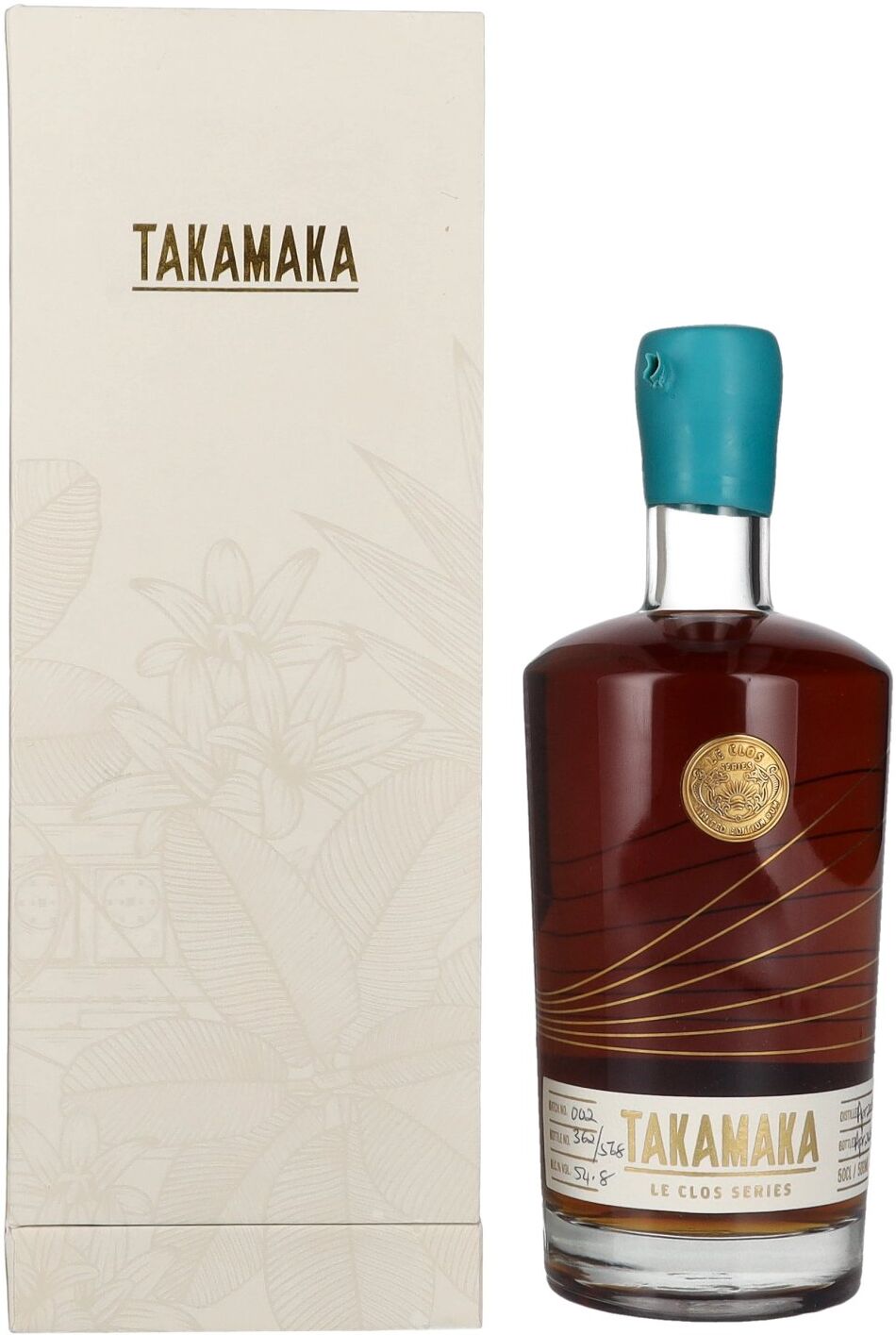 Takamaka Rum Takamaka LE CLOS EX PINEAU Rum 54,8% Vol. 0,5l in Geschenkbox