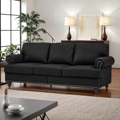 "83"" Modern Classic Design Sofa with Nailhead Trim"