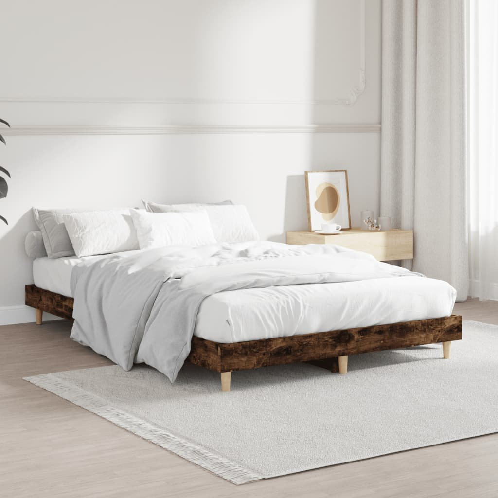 Isabelline Brotherhood Bed Smoked Oak 120 x 190cm
