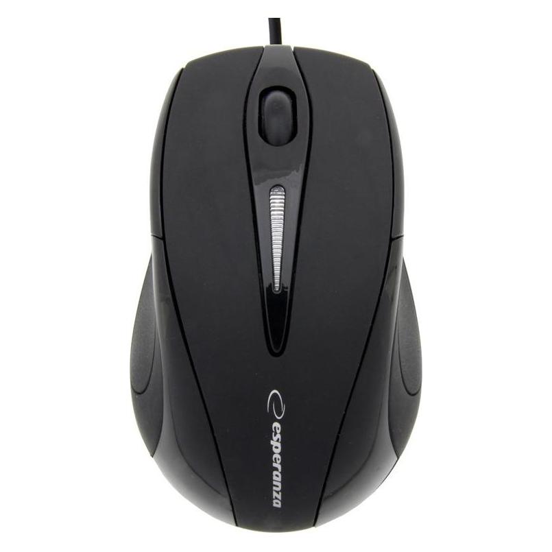Esperanza EM102K Maus USB Typ-A Optisch 800 DPI (Kabelgebunden) (EM102K)