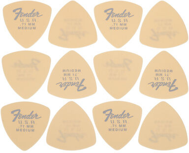 Fender 346 Dura-Tone Picks OLY Olympic White