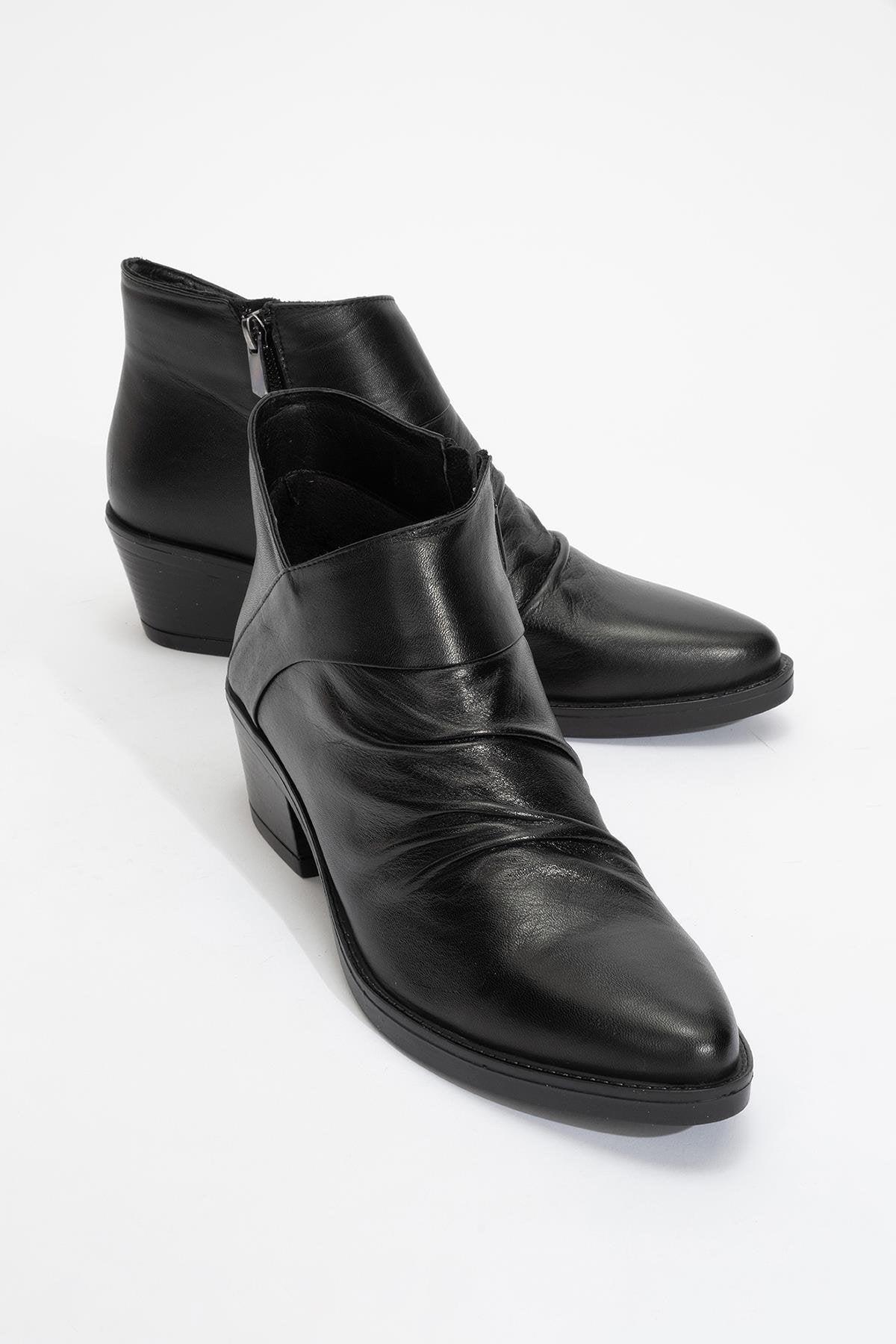 Rule Leder Klobiger Stiefel (Damen)