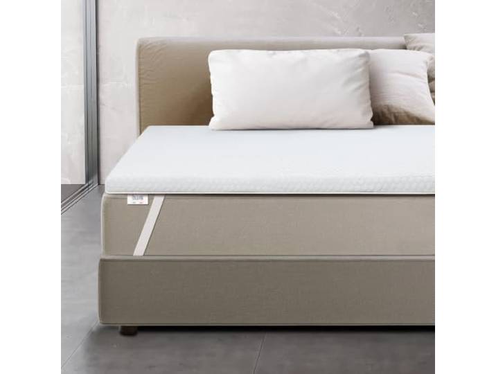 Matratzen Topper und antimykotisch 210x210cm Memory Foam H3 Orthopädische Matratzentopper, belüftet Matratzenauflage 6 cm Gepolstert, mit abnehmbarem Bezug