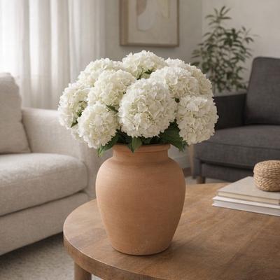 Sagebrook Home Decorative Vase - Ivory Paper Mache Traditional Jug, 10 in.