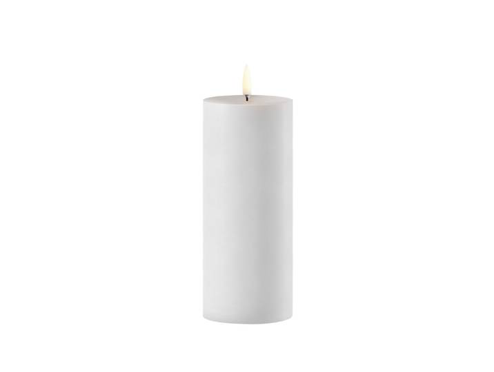 PILLAR Maxi Outdoor LED-Kerze H 30 cm, IPX5 - Uyuni Lighting - Wohnzimmer - Design - Kunststoff - Einflammig