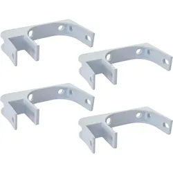 4er-Set Deckenhalterung für Markise T792, Wandhalterung Deckenmontage Adapter