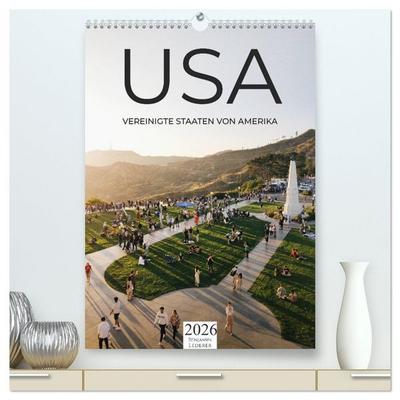 USA - Vereinigte Staaten von Amerika (hochwertiger Premium Wandkalender 2026 DIN A2 hoch), Kunstdruck in Hochglanz
