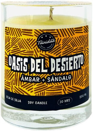 Trinidad Vela Vaso Oasis del Desierto 200ml