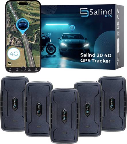 Salind GPS SALIND 20 4G GPS Tracker Fahrzeugtracker Schwarz 1St.