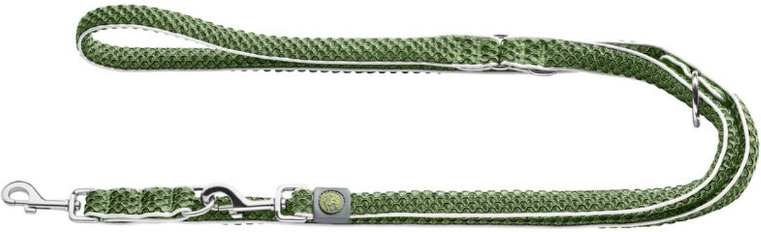 Hunter Guinzaglio da Passeggio Regolabile Hilo Verde Chiaro Riflettente 20/200