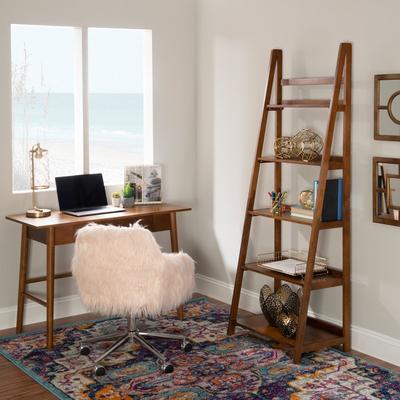 Linon Home Decor Linon Meade Mid-century Modern Ladder Bookcase