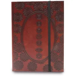 Small Notebook with strap - Chakra Mandala