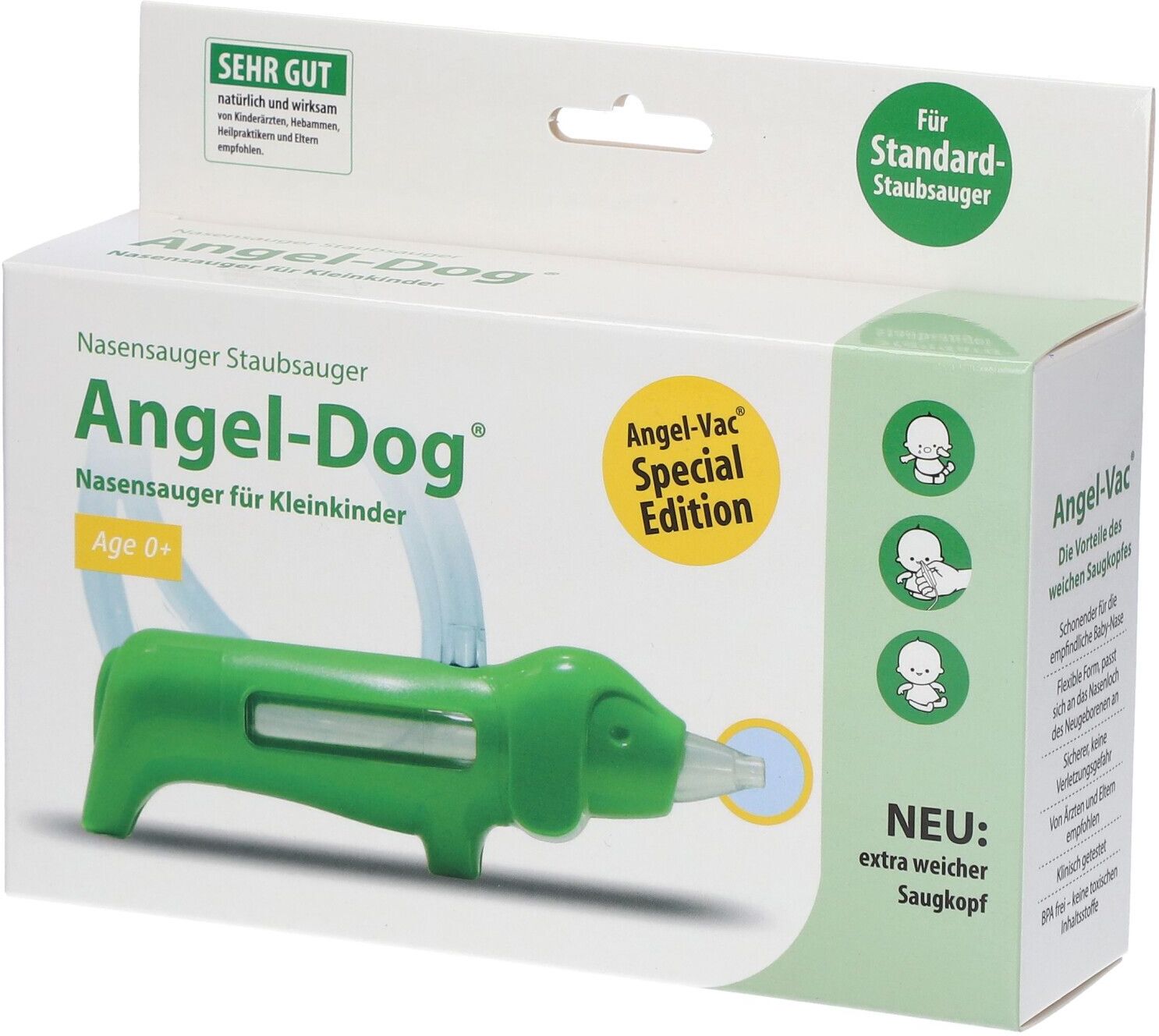 Angel-Vac Nasensauger Dog-Form f.Staubsaug.stand. 1 St Sauger