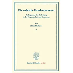 Die serbische Hauskommunion, Fachbücher von Milan Markovic