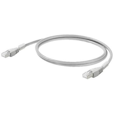 Weidmüller 2661950040 RJ45 Patchkabel CAT 6a S/FTP 0.40m Grau 1St.
