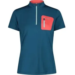 CMP Damen Shirt WOMAN T-SHIRT FREE BIKE, Größe 42 in Blau Blau