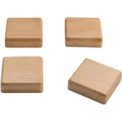 SIGEL Magnete 3,3 x 3,3 cm, quadratisch, braun
