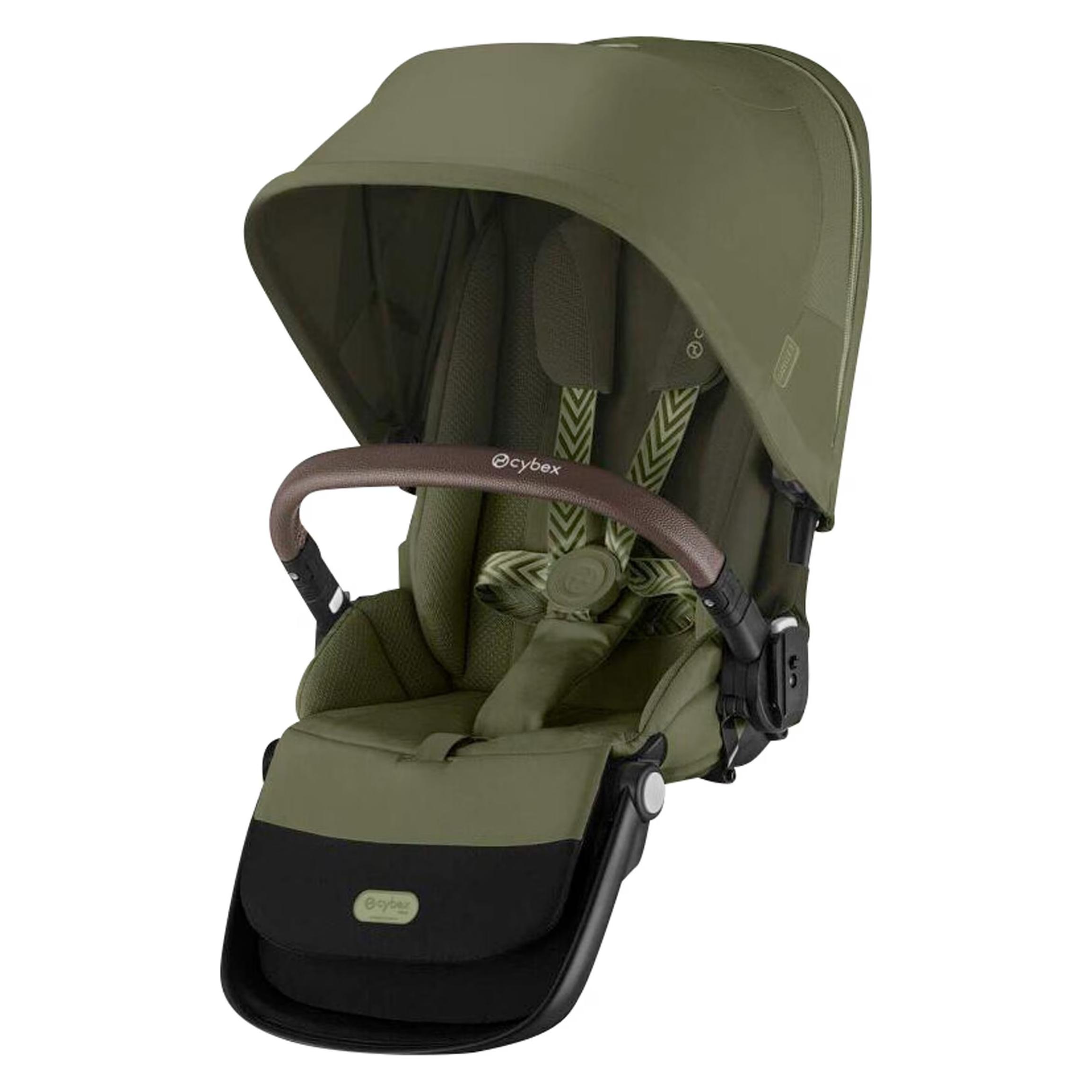 Cybex Zitkussen für Kinderwagen GAZELLE S und e-GAZELLE S, mosgrün (525000137)