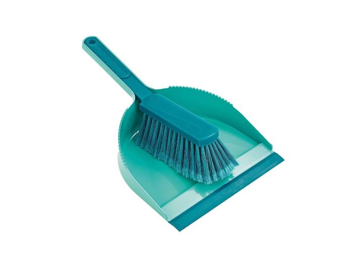 Leifheit Classic - Stoffer en Blik - Gespleten borsteleinden - Extra lange rubberen lip