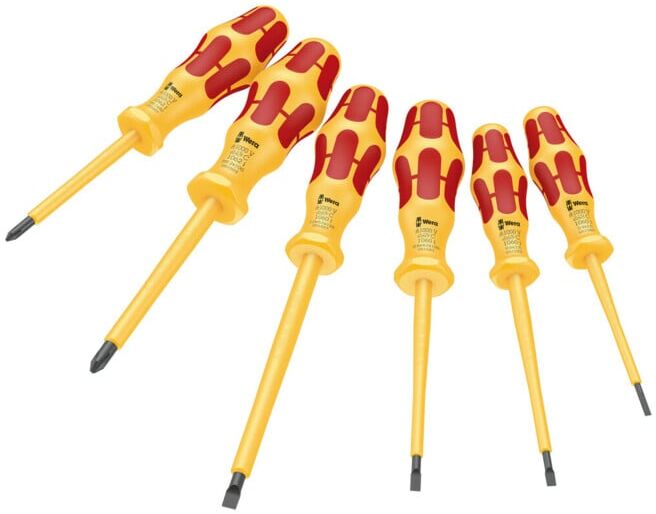 Jeu de tournevis Kraftform Wera 1060 i/1062 i/6 VDE, 6 pièces (05051575001)
