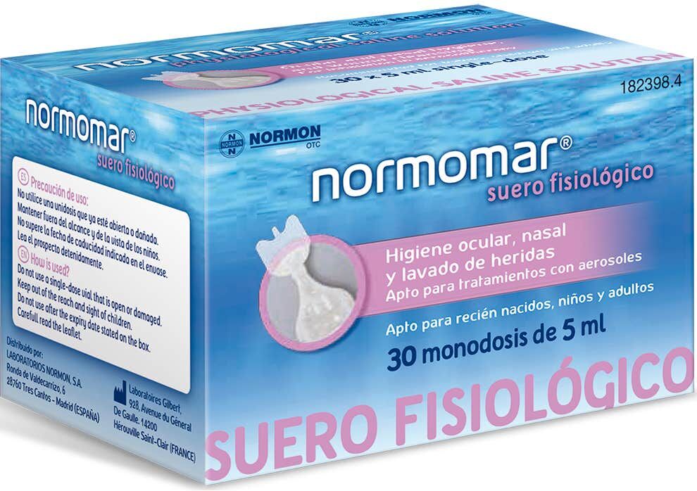 Normon Suero Fisiológico Monodosis 30x5 ml