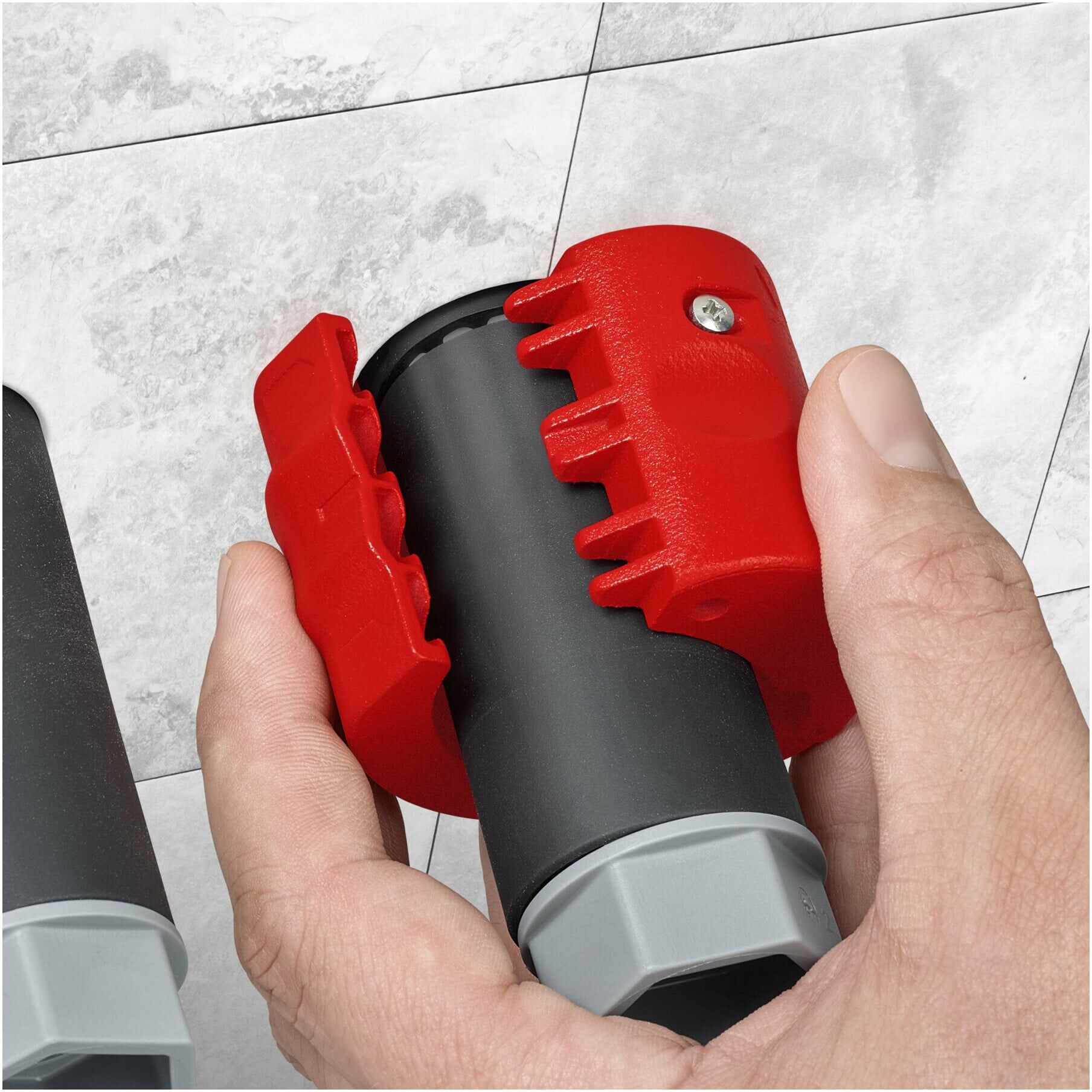 Knipex 90 22 10 BK BiX Rohrschneider für Kunststoffrohre von20 bis50 mm Durchmesser L90 mm)