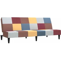 vidaXL, Sofa + Bettsofa, Saige Without armrest without footrest (2-Sitzer)