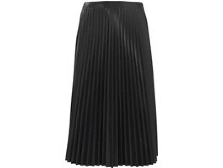 ESMARA® Jupe mi-longue en similicuir femme (jupe plissée, 40)