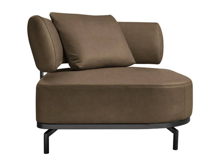 Dieter Knoll Sessel Palio, Braun, Metall, Echtleder, Longlife-Leder, Füllung: Polyurethan (Pur), 98x85x98 cm, Lederauswahl, Stoffauswahl, Wohnzimmer, Sessel, Sonstige Sessel