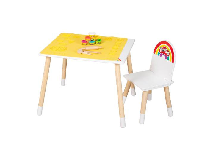 Roba x Play-Doh kreatives Sitzgruppen-Set - 26,5x26,5x54cm -