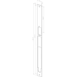 Assa Abloy effeff Renovierungsdistanzblech Z65-34A35----01