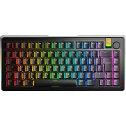 Glorious GMMK 3 Pro HE Wireless 75 % Custom Gaming-Tastatur - Pre-Built, ISO (DE), Fox HE Switches (DE, Kabellos), Tastatur, Schwarz