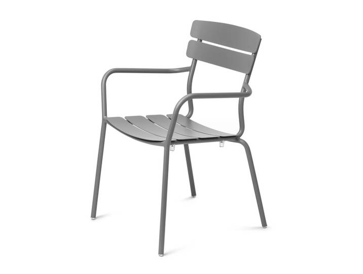 Stuhl Granada grau 58.7x83.8x57.1 cm